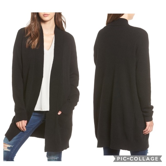 bp Sweaters - BP. Rib Trim Long Cardigan